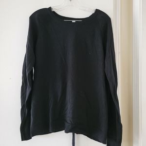 Lululemon sweater with tie back